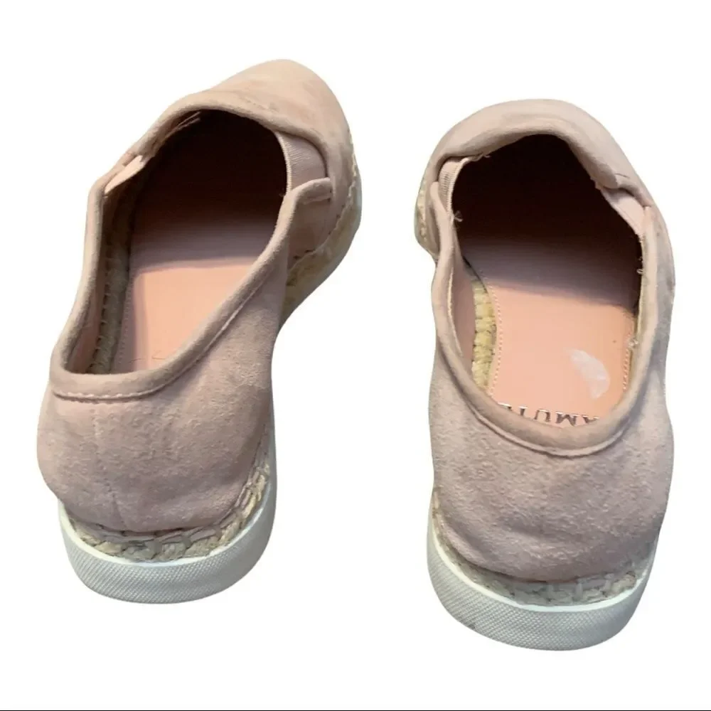 Vince Camuto Espadrille SlipOn Pink Suede Women’s Shoe 6.5